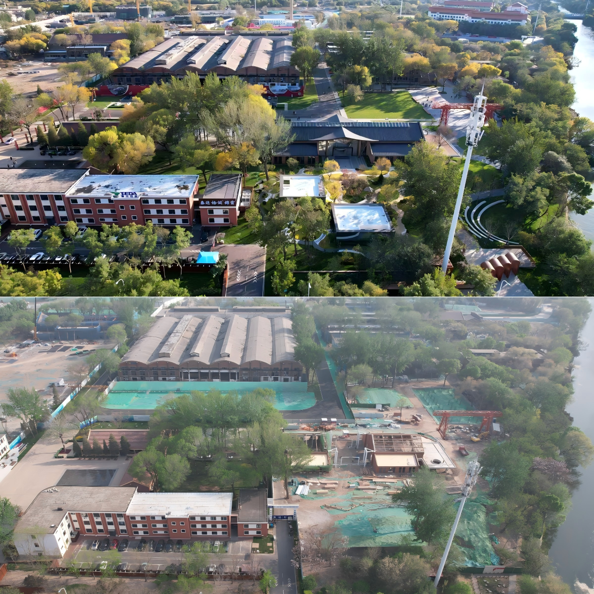 7-中国二十冶天津第一机床总厂及周边片区城市更新项目前后对比